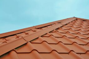 roof, house, building, house roof, architecture, construction, sky, roofing, repair, exterior, nature, rooftop, structure, brown house, brown construction